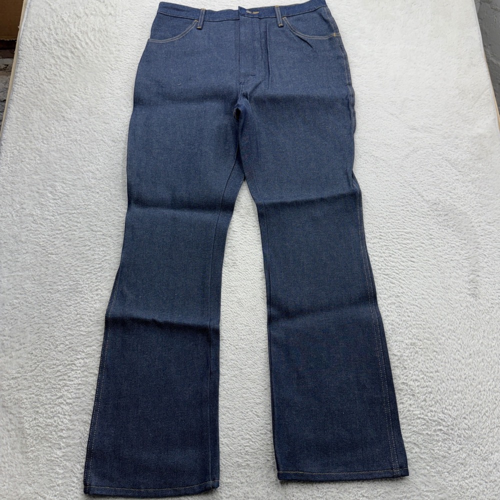 Vintage Rustler Mens 87620NV Heavyweight Denim Bootcut Jeans Deadstock 36x32 NWT